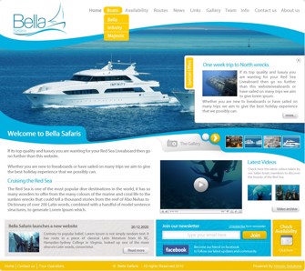 Bella Safaris Website 